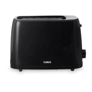 Toaster 2-slice 650W black