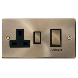45A Ingot Cooker Control Unit - Black - Antique Brass
