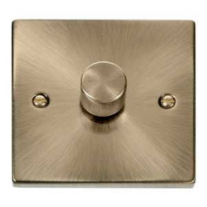 Dimmer Switch TE 1 Gang 2 Way 100W - Antique Brass