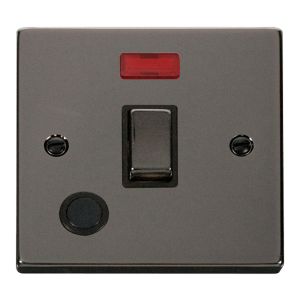 20A Ingot DP Switch + Neon + FO - Black - Black Nickel