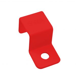 BS 7671 Amendment 3 Trunking Clips - 25 x 16mm external red