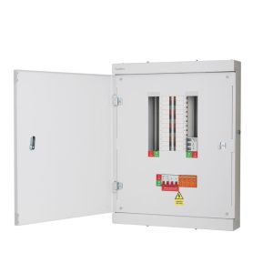 Distribution Board 3way TP&amp;N 125A 4P Main Sw T2 SPD