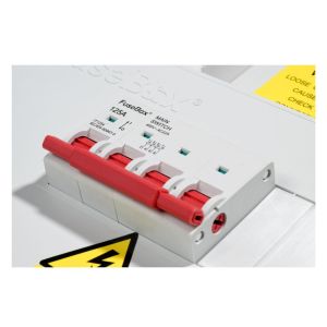 125A 4P connector din rail mounted