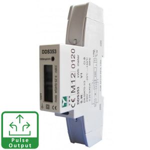 45A single phase MID approved din rail meter