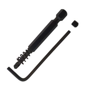 Holesaw replacement drive adaptor, pilot drill &amp; spring