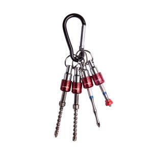 4-Pack &#039;Impact-Masonry&#039; &amp; Screwdriver Bit Set cw belt clip