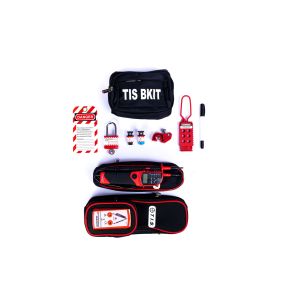 Safety isolation kit inc voltage tester proving unit lockout kit &amp; case
