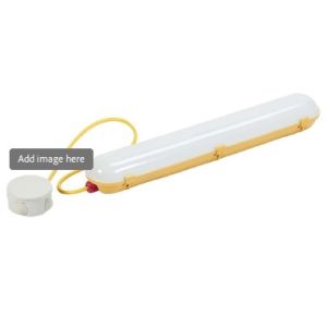 LED Non-corrosive 110V 2ft 24W IP65 6500K emergency + plexo