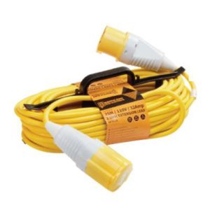 25M 110V H Frame Extension Leads - 16A 1.5mm