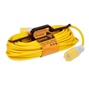 25M 110V H Frame Extension Leads - 16A 2.5mm