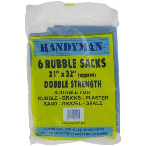 Rubble sacks 6 pack
