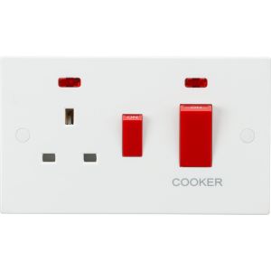 Cooker Control Unit + Neon 45A Whi
