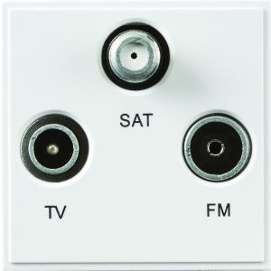 Euro Mod Whi TV+FM+SAT Triplexer
