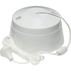 Ceiling Pull Switch 1Way 6AX Whi 
