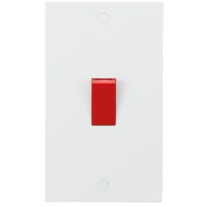 Control Switch 2G DP 45A Whi
