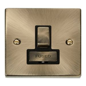 13A Ingot Switched Spur - Black - Antique Brass