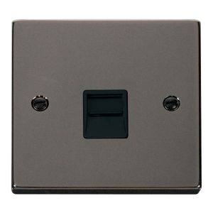 Telephone Socket Master - Black - Black Nickel