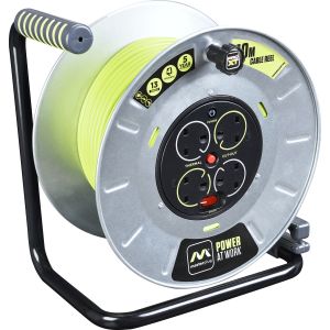 Pro-XT open extension reel 4 gang 40 metres
