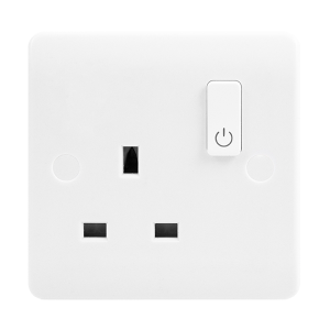 13A 1 Gang Zigbee Smart Switched Socket Outlet
