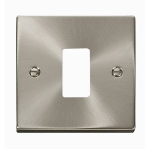 Satin Chrome Cover Plates - 1 gang