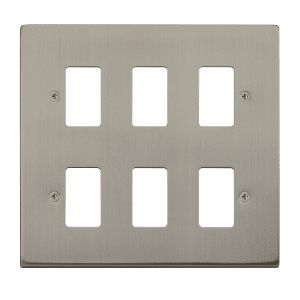 Stainless Steel Cover Plates - 9 gang