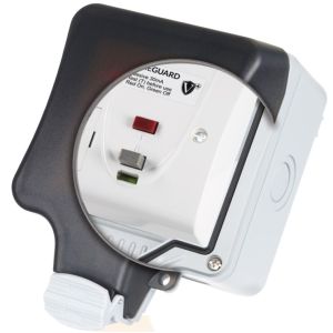 RCD Fused Spur IP66 weatherproof