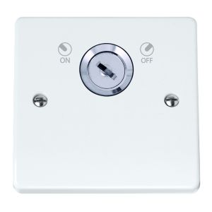 20A DP key lockable switch