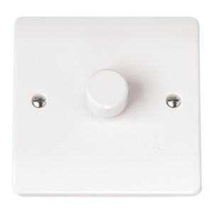 Dimmer Switch TE 1 Gang 2 Way 100W White