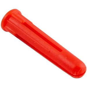 Wall Plug Red loose 100pk 