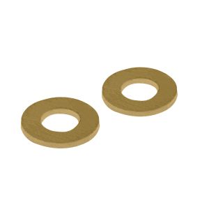 Flat brass washers M4