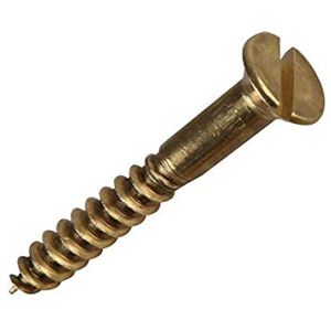 Brass Woodscrews - 8 x 1 1/2 (Qty 200)