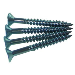 Woodscrew Csk Pozi 8x2.1/2in BZP 
