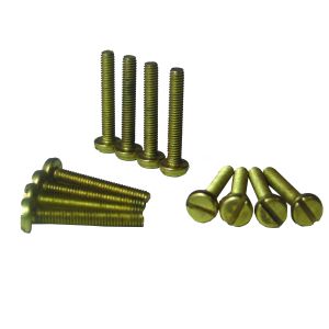 Brass Machine Screws - M4 x 6 (Qty 100)