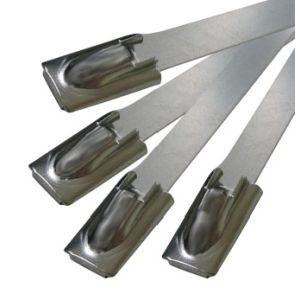 Cable tie 304 stainless steel 300mmx4.6mm pk=100