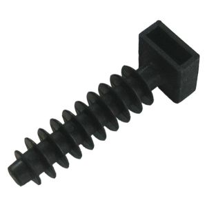 Wall Plug Ties &amp; Bases - Wall plug fixing base (Qty 100) 7-8mm dia.