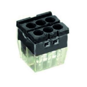 Push-in Wire Connectors - 6 way pk10