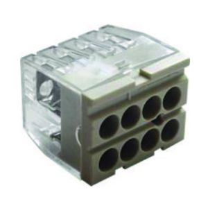 Push-in Wire Connectors - 8 way pk10