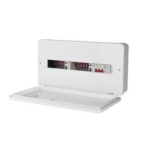 Metal Consumer Unit 18th Edition with Surge Protection - 7+6 way