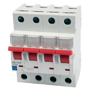  Incomer - 4 pole 125A mains switch