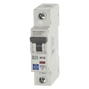 MCB 6kA 1 pole 63A type B