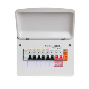 Consumer unit main switch 6way T2 SPD