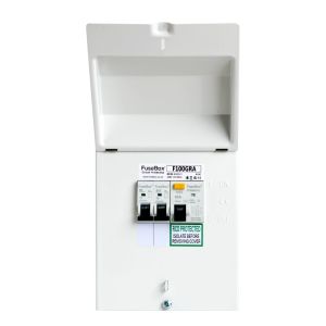 Garage unit 63A RCD 1x6A &amp; 1x16A MCBs