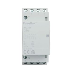 Modular contactor 25A 4P 230V 36mm inc spacers