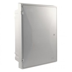 Meter box recessed white