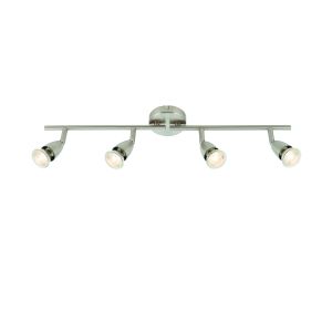 Spotlight bar 4xGU10 satin nickel