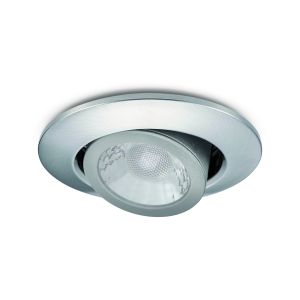 7W Tilt LED Downlights Fire Rated - Brushed nickel