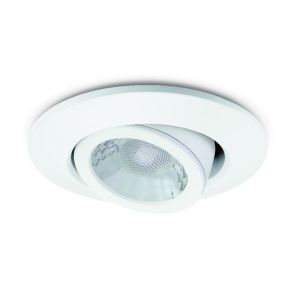 7W Tilt LED Downlights Fire Rated - White