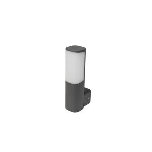 Wall &amp; Bollard Lights - 7W IP54 LED wall light 3000K dark grey