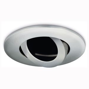 IP20 Tilt Downlight Bezel - Brushed Nickel