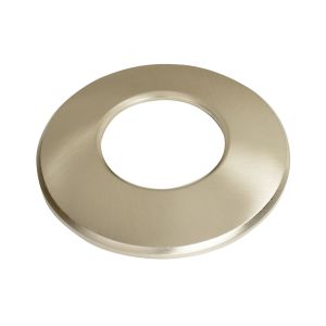 Slim downlight bezel brushed chrome